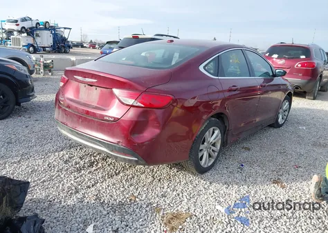 2015 Chrysler 200 Limited из США, поврежденный, VIN 1C3CCCAB7FN608250